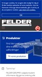 Mobile Screenshot of felder.dk