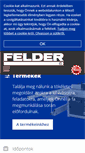 Mobile Screenshot of felder.hu