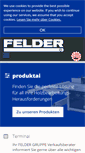 Mobile Screenshot of felder.lt